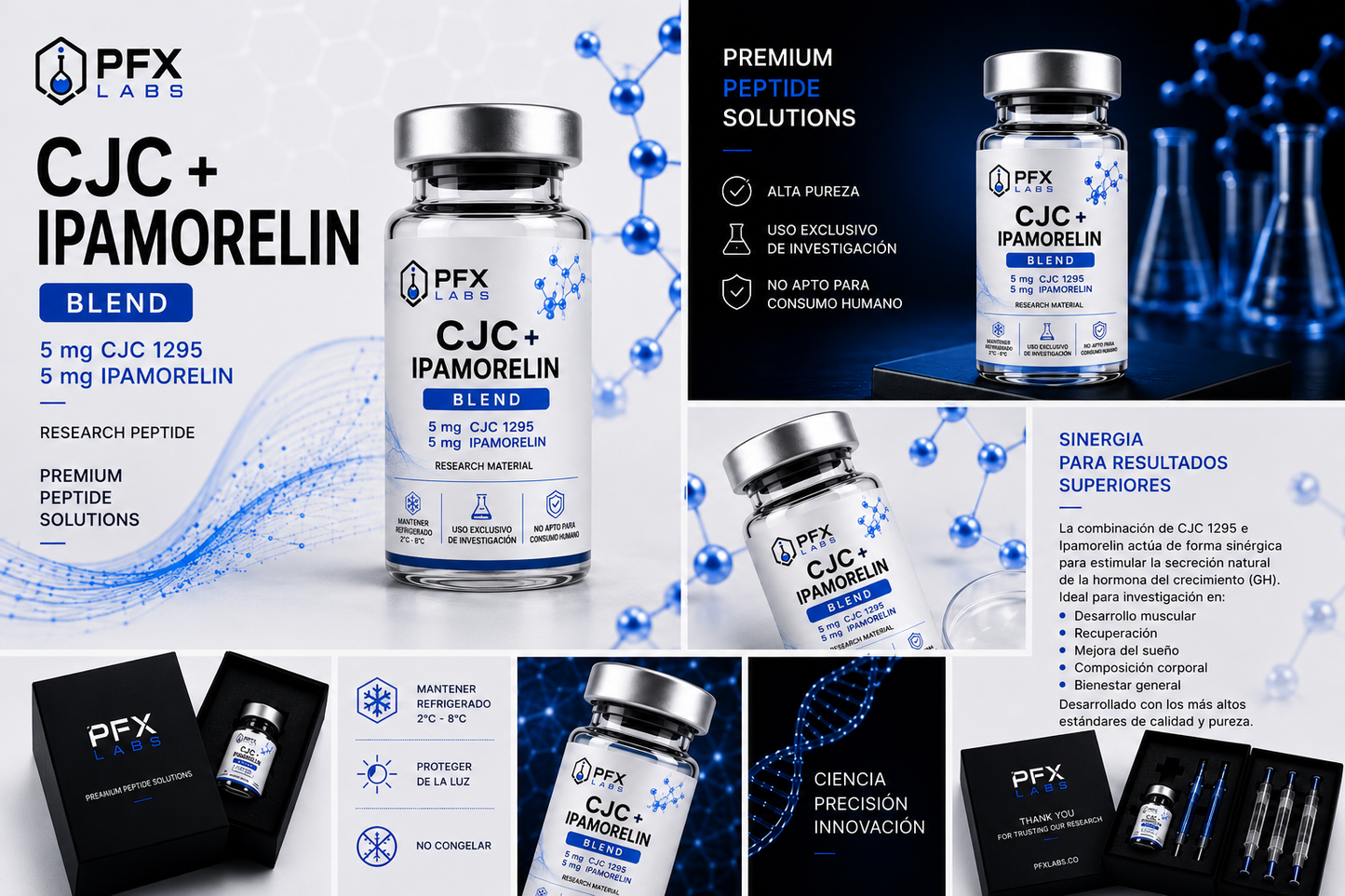 CJC-1295 5 mg + Ipamorelin 5 mg